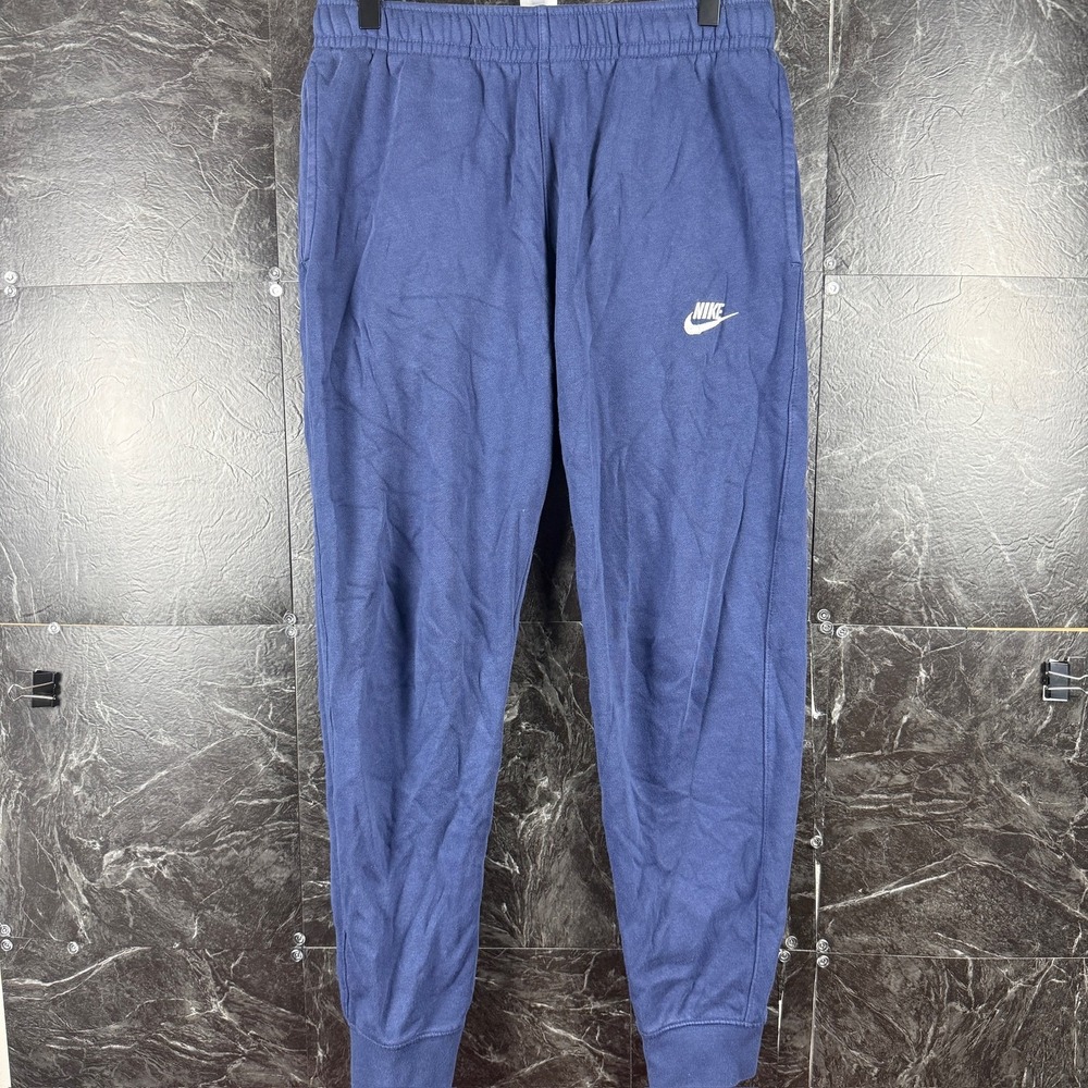 Nike Men's Navy Retro Tech Sweatpants Jogger Medium -Flaw